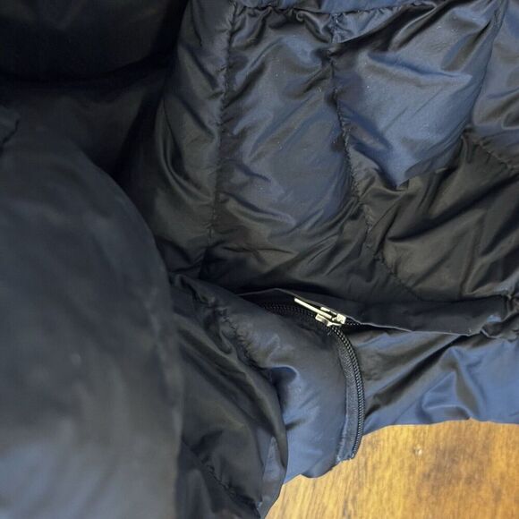 Heatkeeper black puffer packable zip front detachable hooded Parka Size XL - Picture 10 of 10